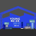 Modern Meichen Window Pin Wall Activity Meichen Activity Area Interactive Area Net Red Meichen 3d model