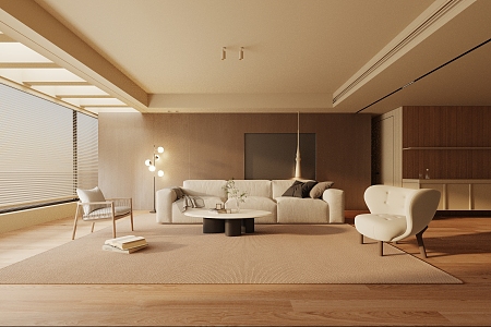 The Silent Living Room 3d model