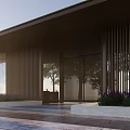 Modern Gate Simple Entrance Gate 3d model