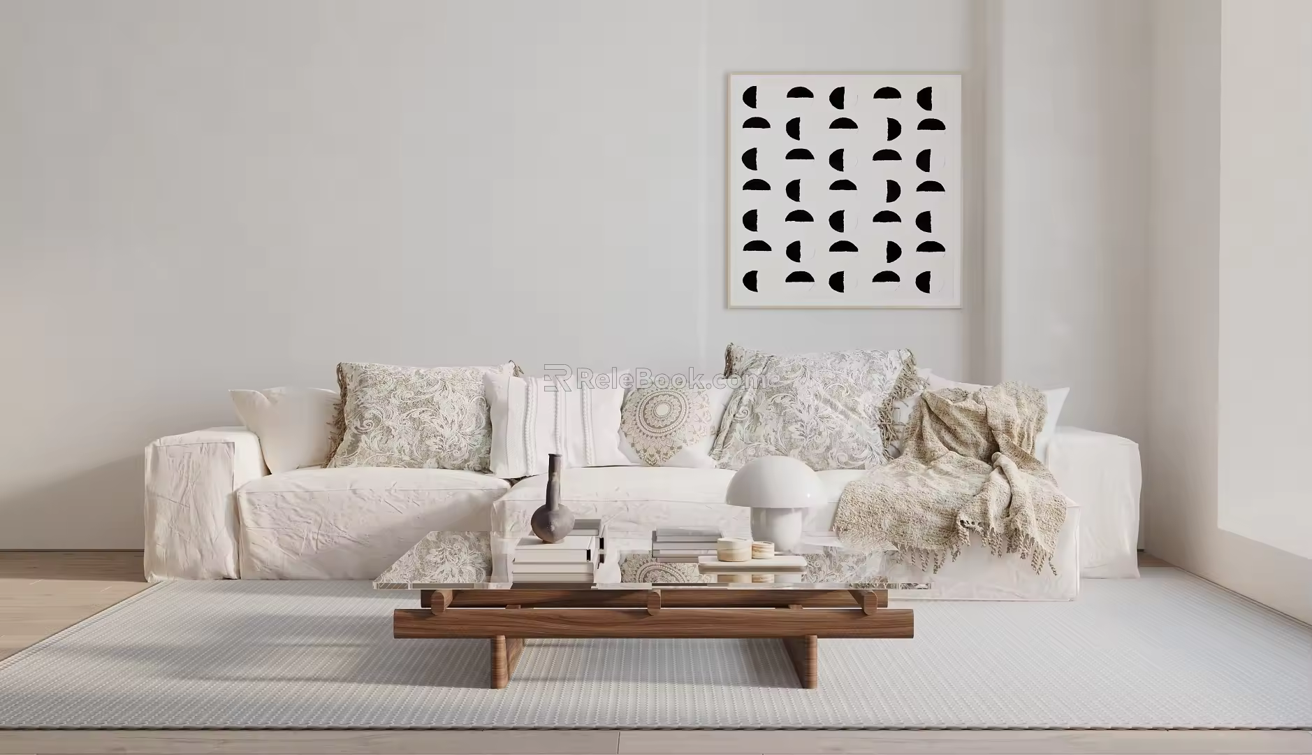 Modern Multiplayer Sofa 3d model