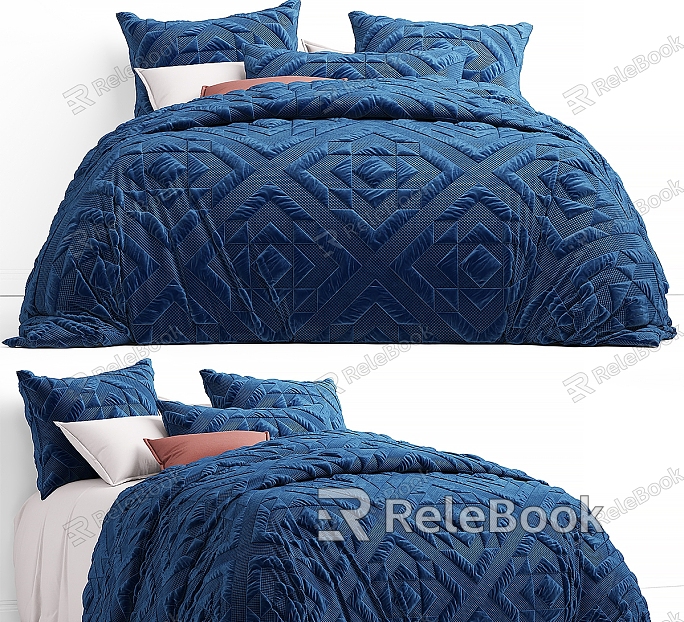 Bedroom Double Bed Bedroom Bed Double Bed Pillow Pillow Quilt Home Furniture Bedclothes model