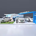 GAC Trumpchi Exhibition Booth With High End Chinese Brand New Power Cars