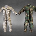 Modern Camouflage Uniform Soldier Uniform Military Uniform 3d model