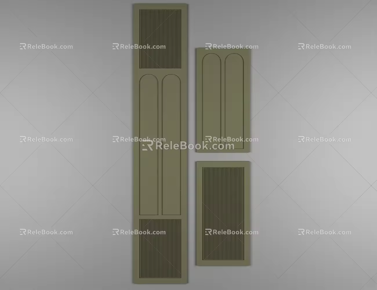 Middle Ancient Style 3d model