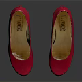 Red Leather Block Heel Shoes Classic Elegant Women’s Fashion Footwear Design