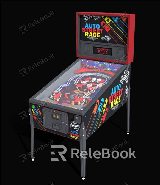 Pinball Machine Game Machine Slot Machine 3D Pinball Pinball Machine model