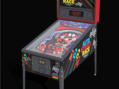 Pinball Machine Game Machine Slot Machine 3D Pinball Machine 3d model