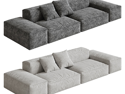 Double sofa 3d model