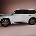 White SUV Modern Exterior Design With Sleek Body And Alloy Wheels In Side View