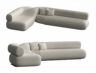 Modern Special-Shaped Sofa Multi-Person Sofa Multi-Person Fabric Corner Sofa Special-Shaped Sofa 3d model