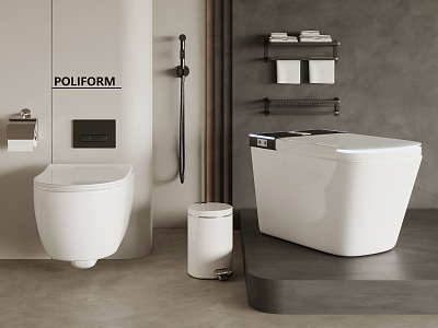 Smart Toilet 3d model