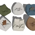 Comfortable Bean Bag Chairs In Multiple Colors And Varied Styles For Living Room