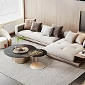 Modern Sofa Coffee Table Combination Sofa Coffee Table 3d model