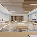 Modern Art Classroom 3d model
