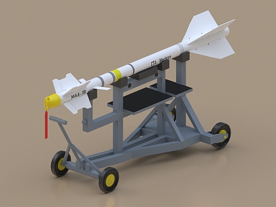 missile torpedo rocket air-to-ground missile anti-ship missile anti-submarine missile anti-radiation missile cruise missile 3d model