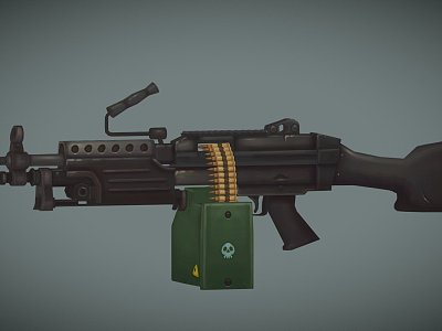 Weapons Light Machine Gun model