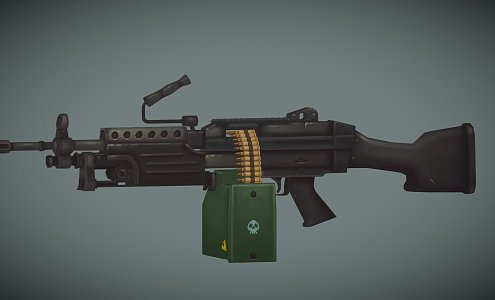 Weapons Light Machine Gun 3d model