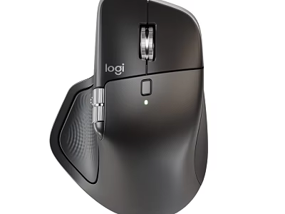 Logitech Ergonomic Wireless Mouse A Practical Office Appliance For Daily Work 3d model