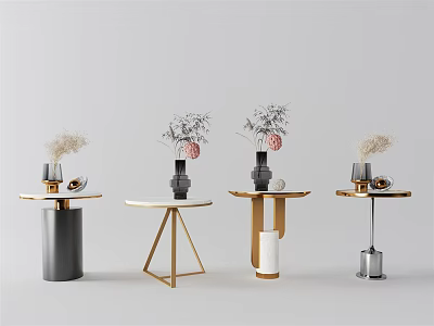 Light Luxury Coffee Table 3d model