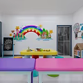 Modern Classroom Sub-classroom 3d model