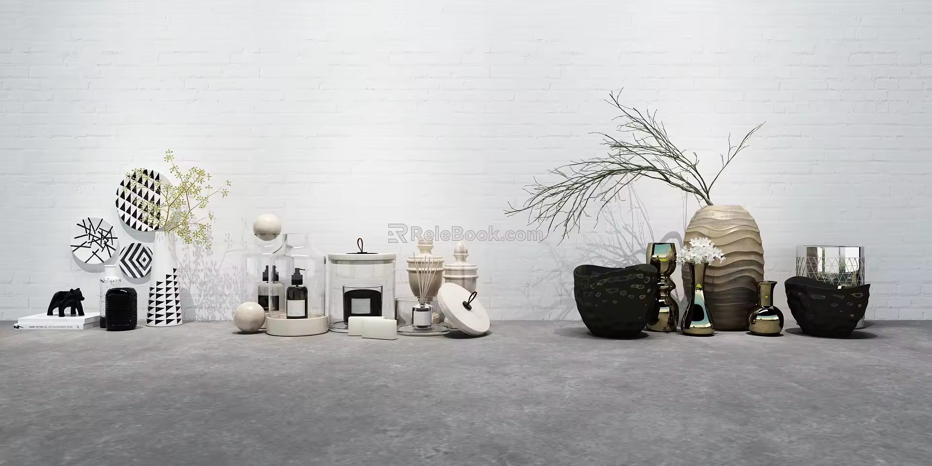 Modern ornaments 3d model