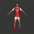 Arsenal Football Equipment Set With Red Jersey Shorts Socks And Pink Cleats