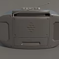 Recorder Old-fashioned Recorder Radio Old-fashioned Radio CD Player Recording Machine Low Face Number Low Model Simple Model Game Sub-era Film and Television Level 3d model
