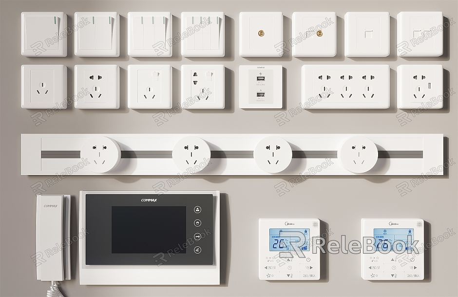 Modern socket board combination model