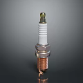 High Quality Spark Plug With Ceramic Insulator Metal Shell And Copper Electrode 3d model