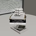 Modern Books Book Portfolio 3d model