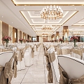 Modern Ballroom 3d model