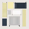 Radiator radiator heating pipe 3d model