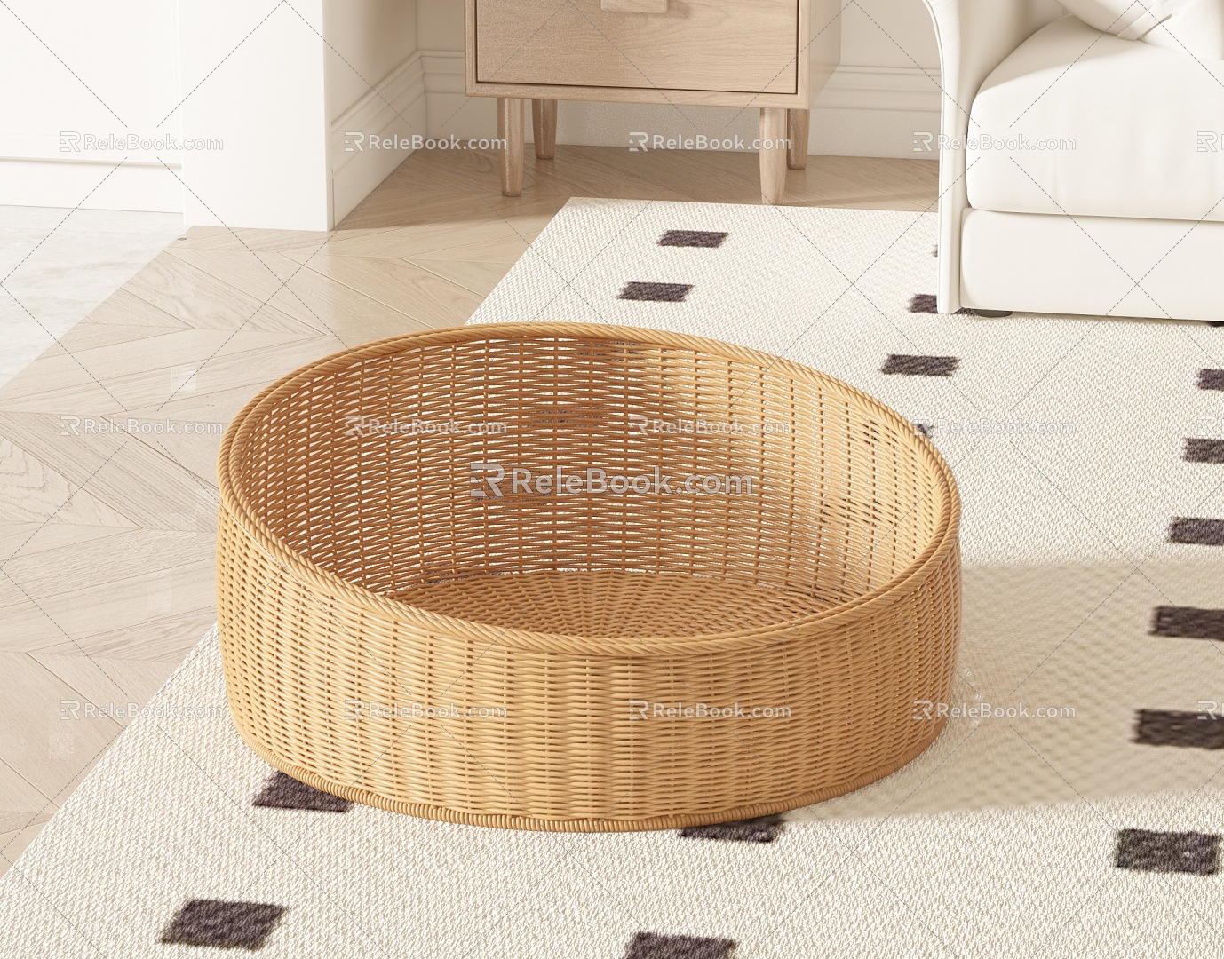 Rattan Cat's Nest 3d model