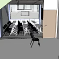 Classroom 3d model