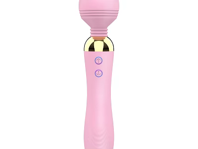 Smart Machine Pink Handheld Design With Two Purple Buttons And Gold Accents Portable 3d model