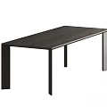 KARIMOKU Minimalist Dining Table Solid Wood Dining Table Rectangular Dining Table 3d model
