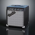 Fender Brand Audio Speaker With Control Knobs And Grille Panel Design