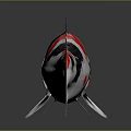 Vibrant White Red And Black Koi Fish With Glossy Scales On Reflective Surface