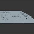 Modern White 3D Structural Model Featuring Detailed Interior Compartments And Framework