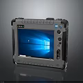 Rugged Portable Industrial Tablet With Windows OS Display Screen And Control Buttons