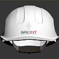 INXPRO White Safety Helmet Lightweight And Durable Hard Hat For Industrial Construction