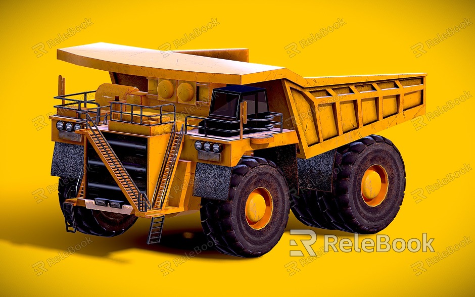 Dump truck engineering truck truck mine truck model