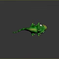 Lizard Anime Lizard Chameleon Cartoon Lizard Reptile Cold Blooded Animal Reptile Class 3d model