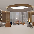 Modern Beauty Salon Interior With Reception Desk Comfortable Sofas And Stylish Decor