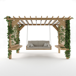 Modern Swing Outdoor Swing 3d model