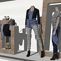 Modern Model Window 3d model