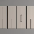Modern White Cabinet Doors With Various Handle Styles And Minimalist Design