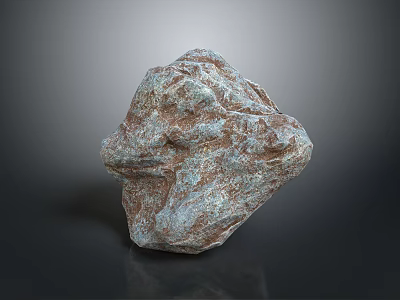 Natural Stone With Rough Surface Texture For Interior Decorative Use 3d model
