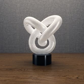 Modern decorative lamp 3d model