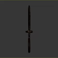 Vintage Rusty Metal Scissors With Patina On Dark Isolated Background
